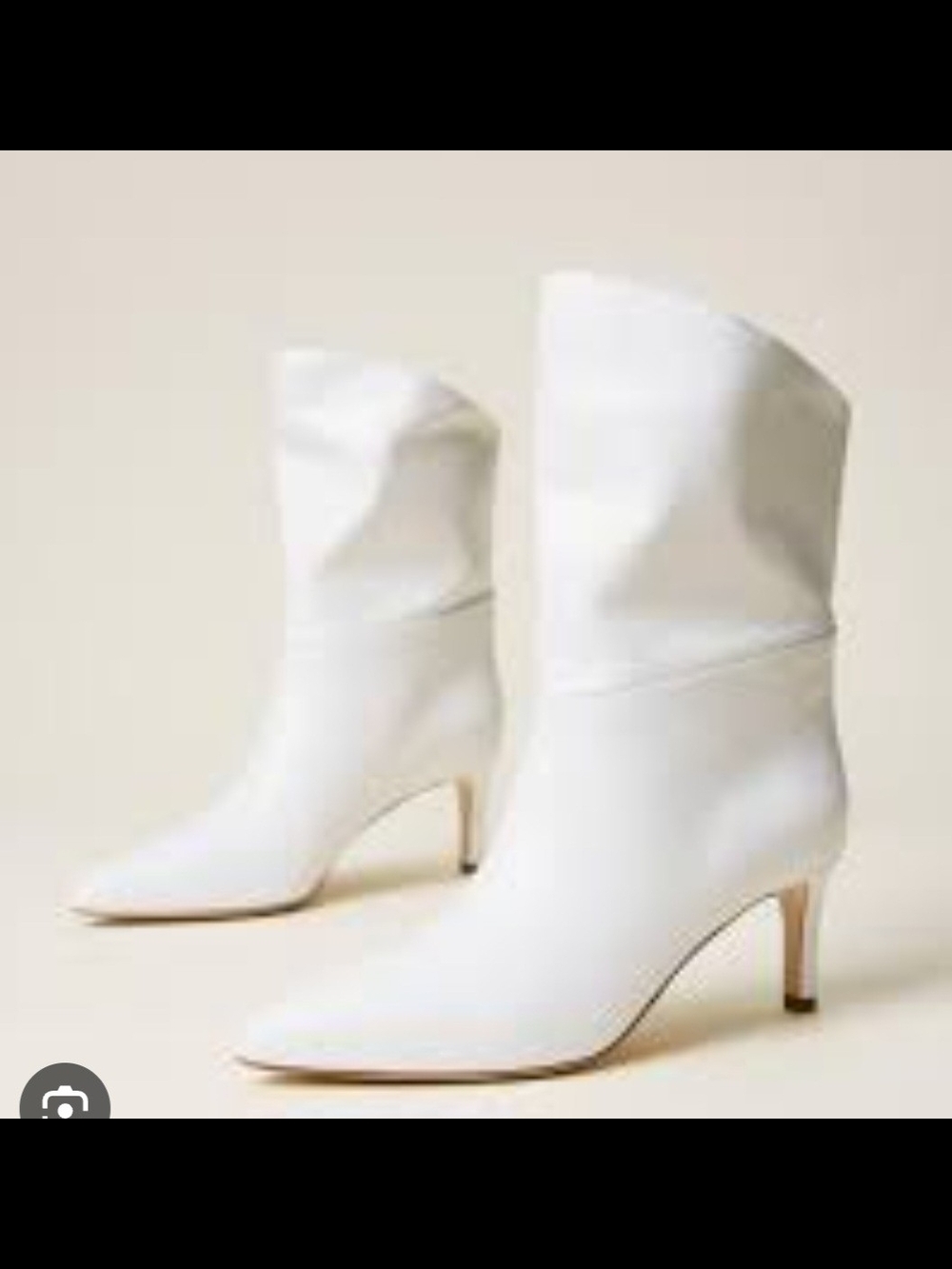 Elegant White Pointed Ankle Booties with Mid Heel